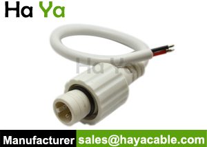 IP67 Waterproof 2 PIN Male Cable