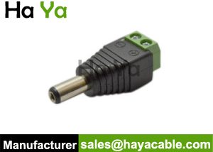 DC Male Plug Connector for LED Strip Light