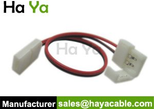 Snap Single Color LED Strip Interconnect Cable-w