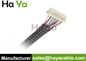 ILC-12 Hirose DF19 Wiring harness with braided jacket