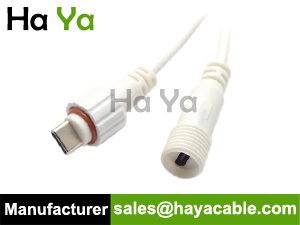 WLC-UC-Waterproof Type C Male to Female Cable